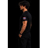 Single Scan T-Shirt porté de profil avec drapeau thaïlandais